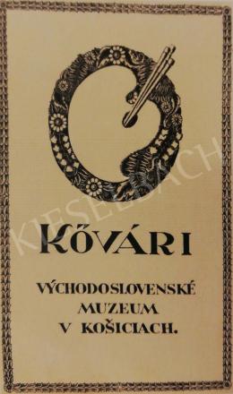  Kővári Szilárd - Plakát Kővári Szilárd kiállításához a Vychodoslovenské Múzeumban, 1920